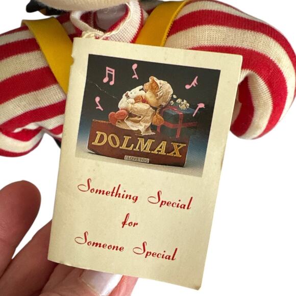 Vintage Dolmax Wind Up Musical Small World Clown Doll - Picture 8 of 10